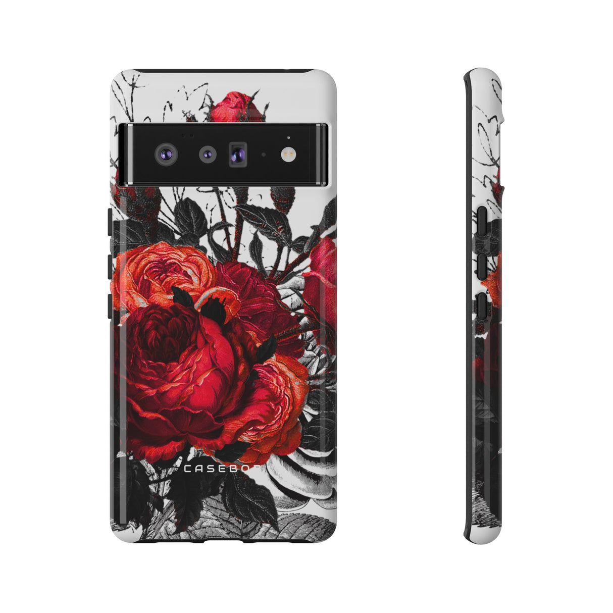 Serarose Gothic Flower - Protective Phone Case