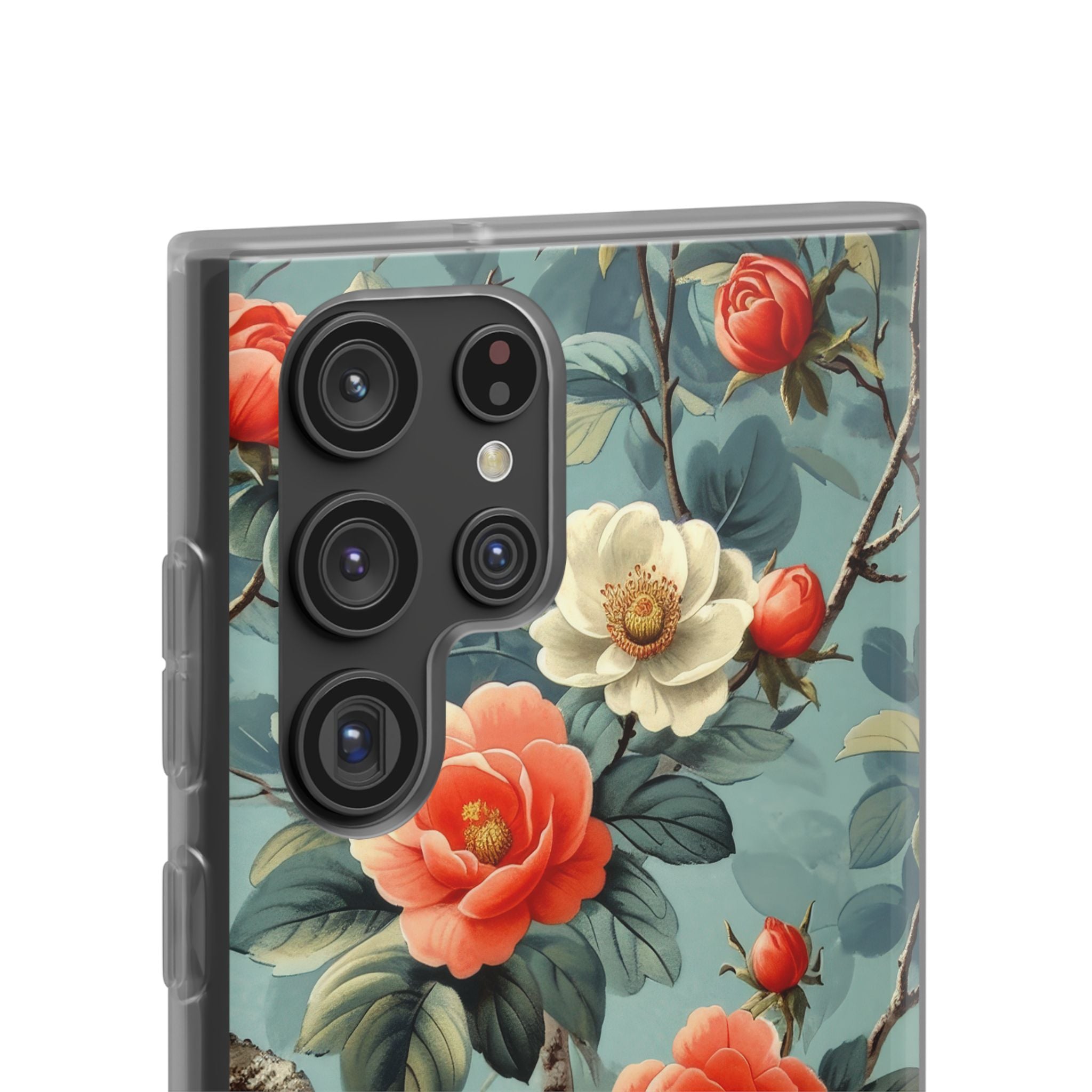 Coral Bloom Samsung S22 Ultra Case - Soft