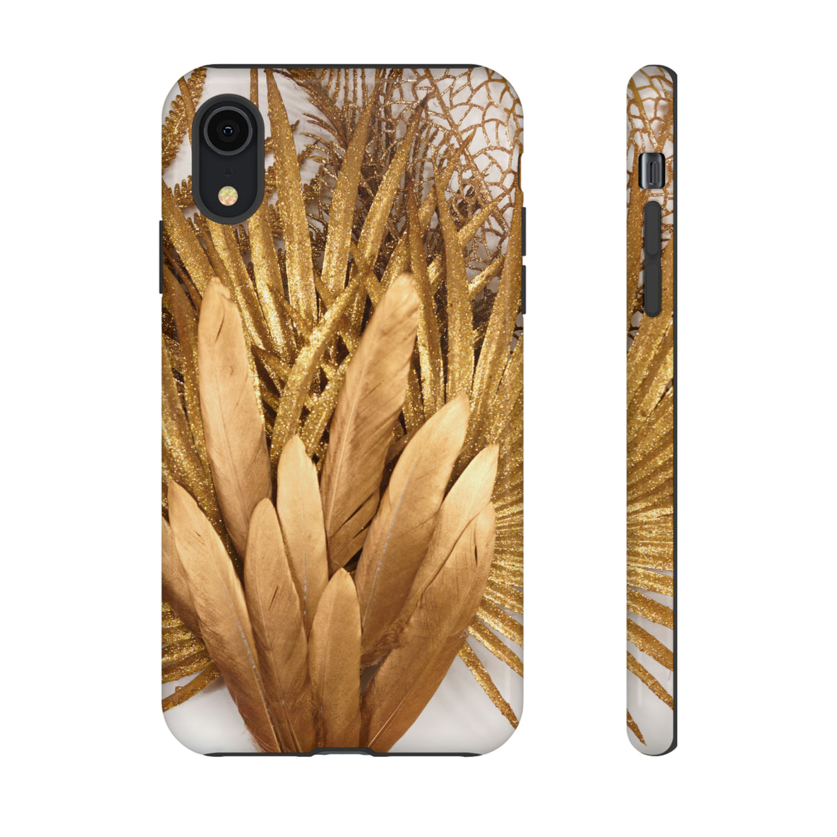 Gold Feather - Protective Phone Case