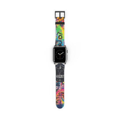 Neon Skull Burst - Watch Band