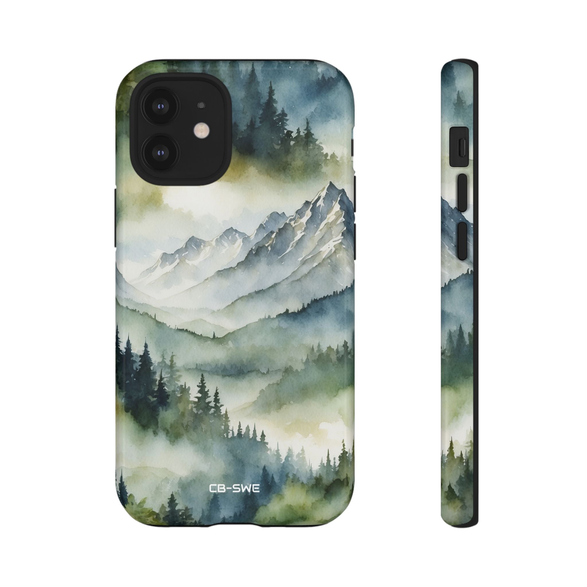 Misty Peaks Emerge - iPhone Case