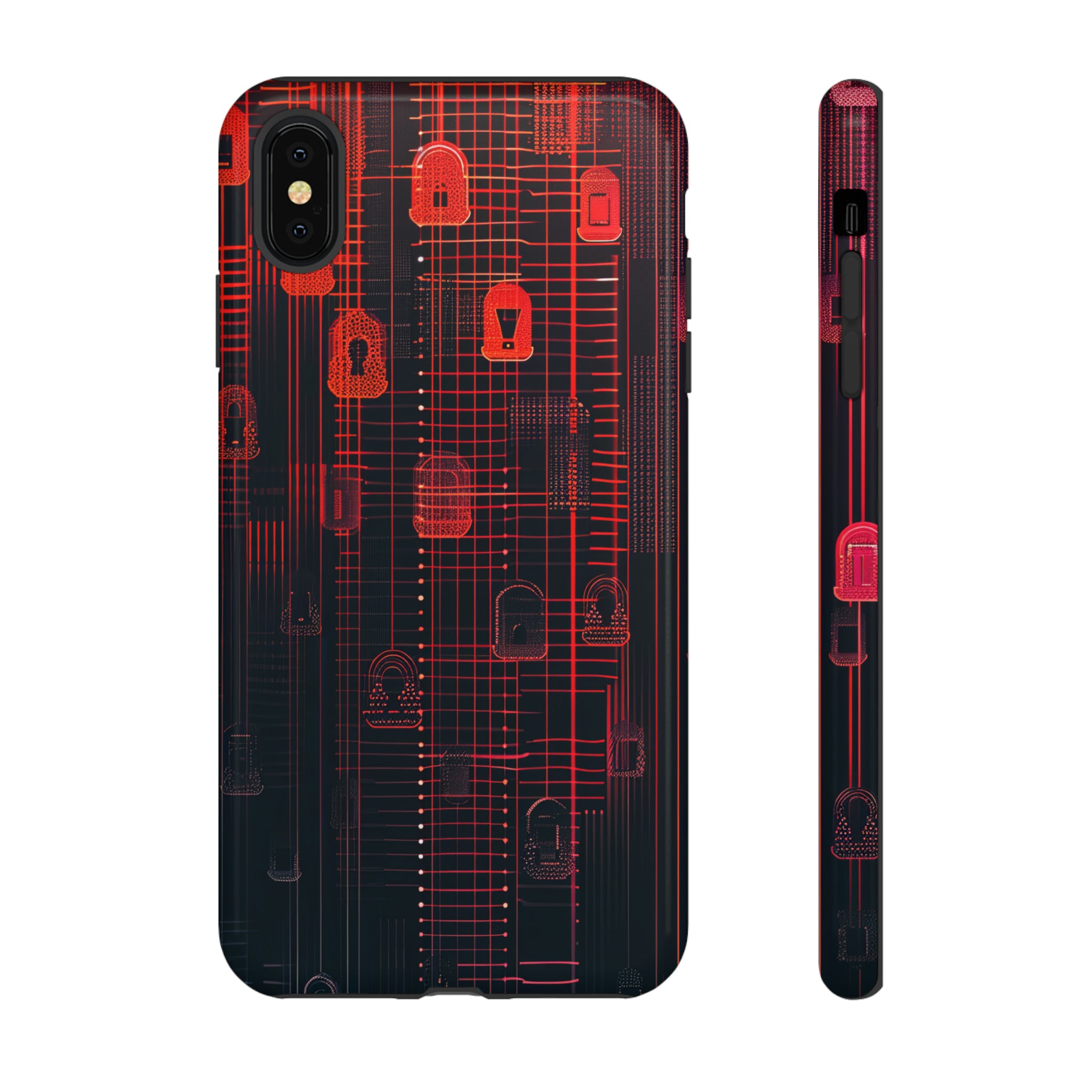 Encryption Aura: Security Gradient - Protective Phone Case