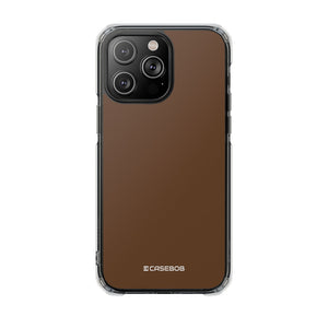 Van Dyke Brown | Handyhülle für iPhone (Clear Impact Case – magnetisch) 