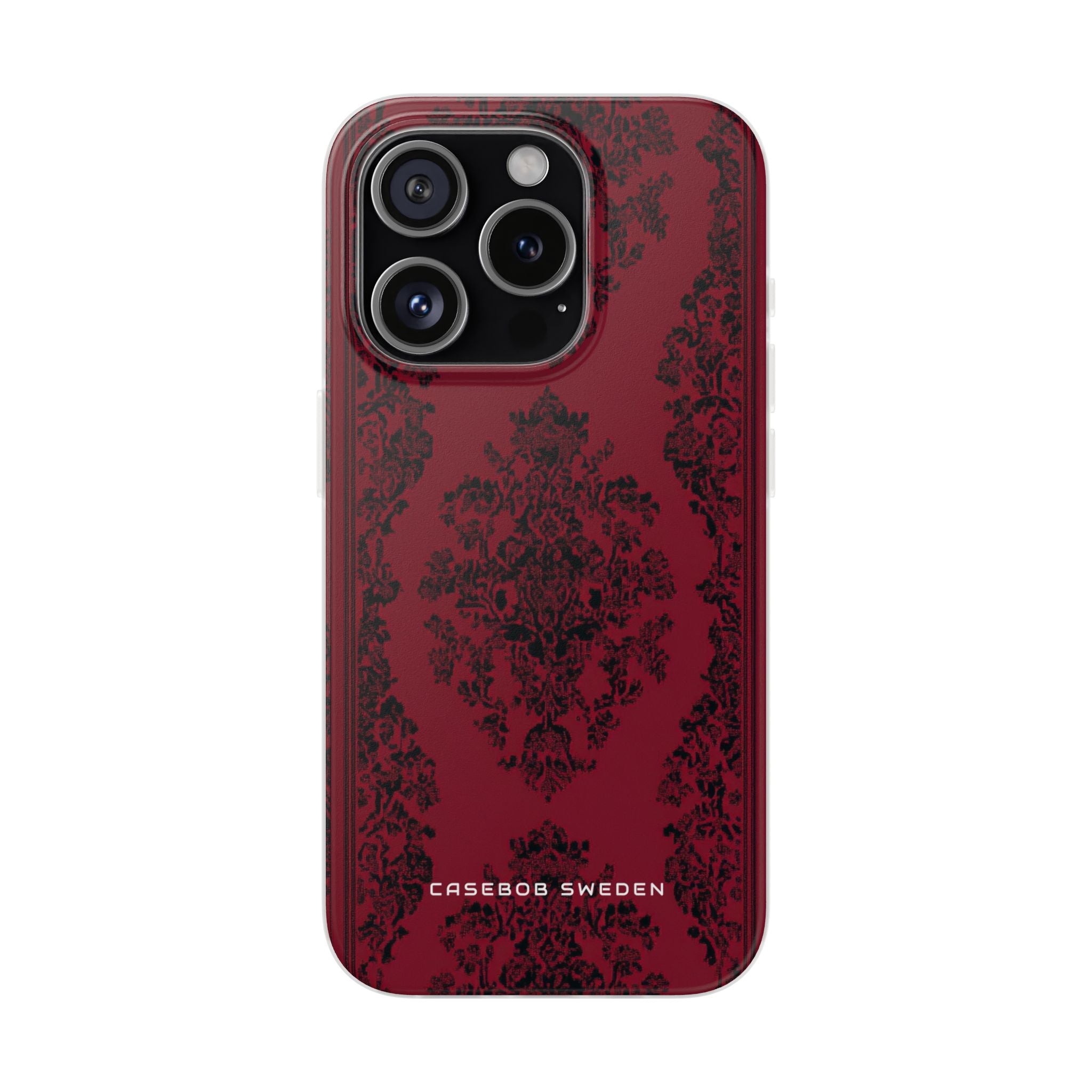 Gothic Crimson Elegance iPhone 15 - Flexi Phone Case