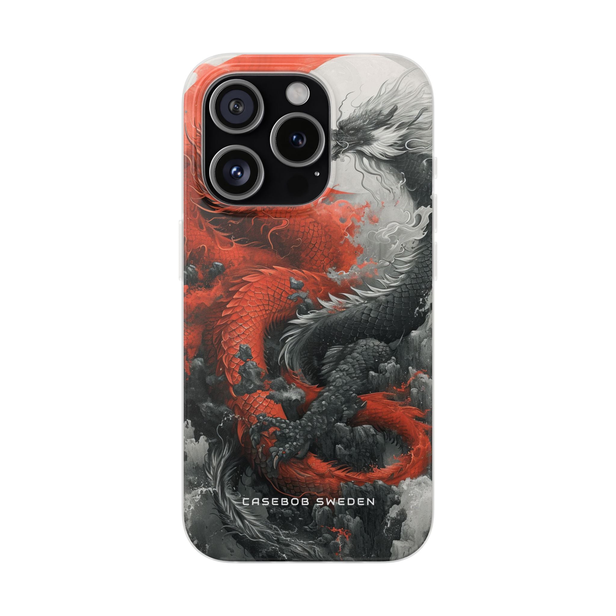 Zen Dragon Harmony iPhone 15 - Flexi Phone Case