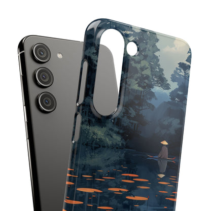 Tranquil Lotus Reflections Samsung S23 - Slim Phone Case