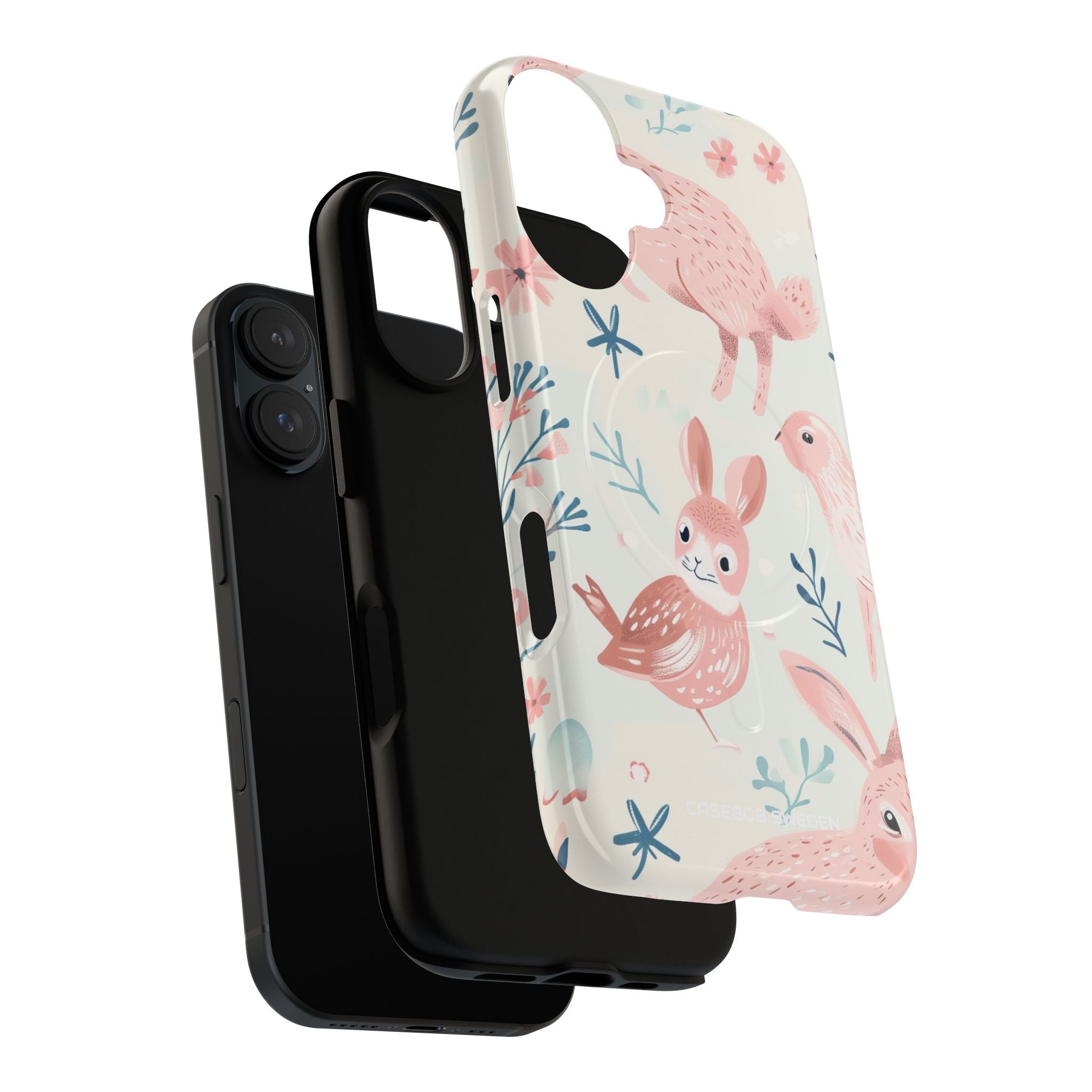 Pastel Whimsical Nature - Tough + MagSafe® iPhone 16 Phone Case