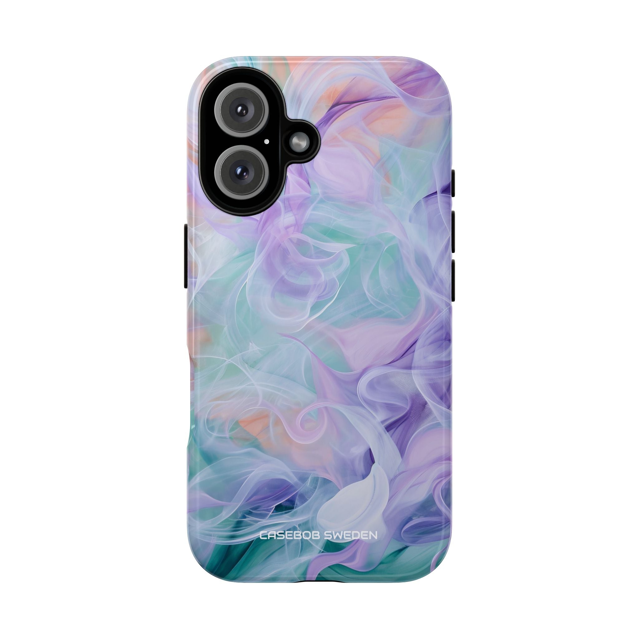 Purple Peach Whirl - Tough iPhone 16 Phone Case