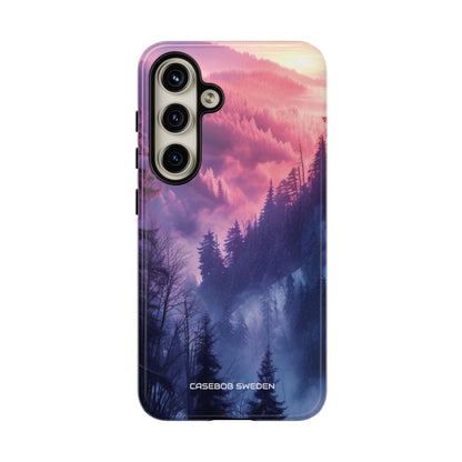 Misty Forest Serenity - Tough Samsung S24 Phone Case