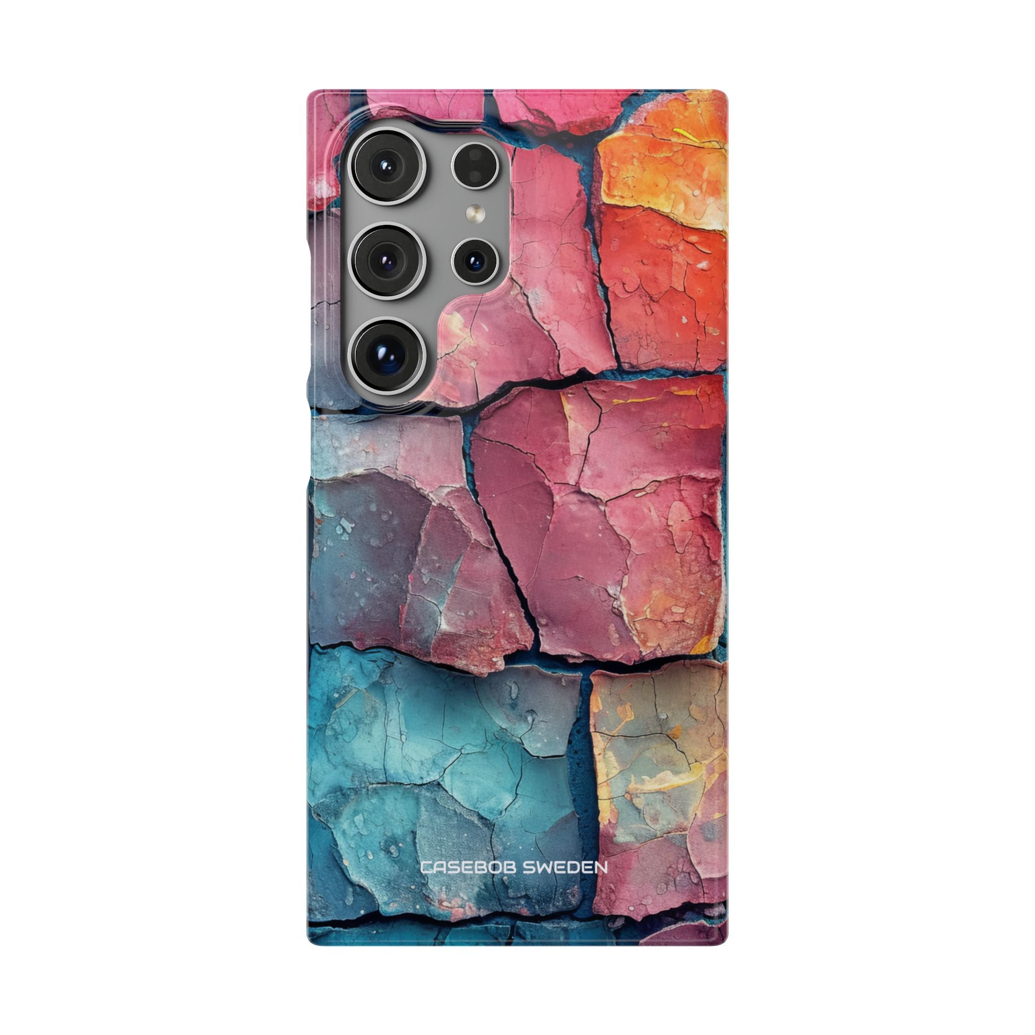 Cracked Earth Mosaic - Slim Samsung S24 Phone Case