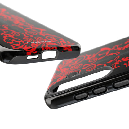 Crimson Spiral Samsung S25 Plus Case - Tough