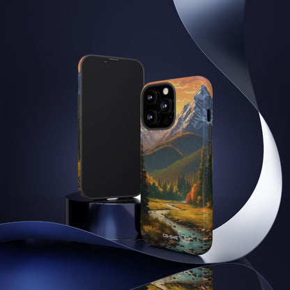 Mountain Reflections Glimmer - iPhone Case