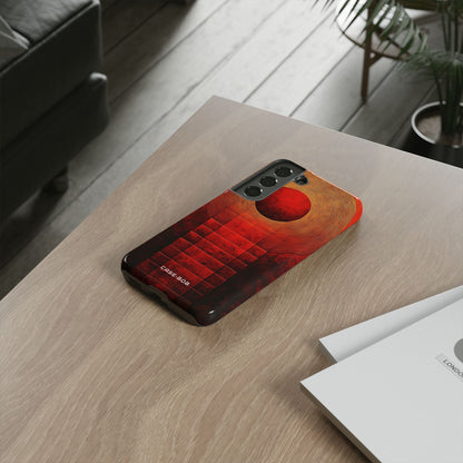 Crimson Orbit Samsung S22 Case - Tough