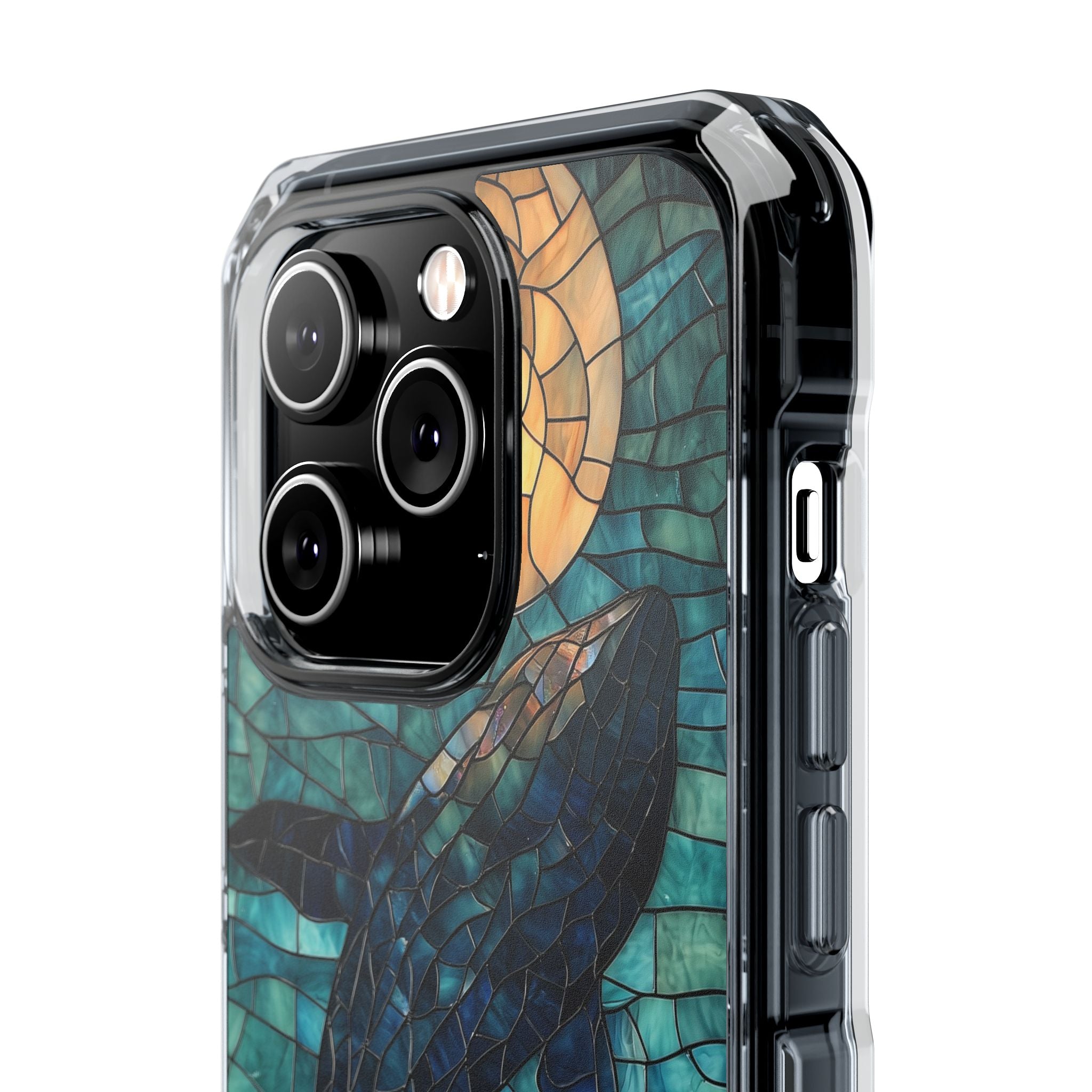 Whale Dives Upward iPhone Case - Impact