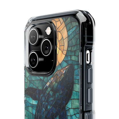 Whale Dives Upward iPhone Case - Impact