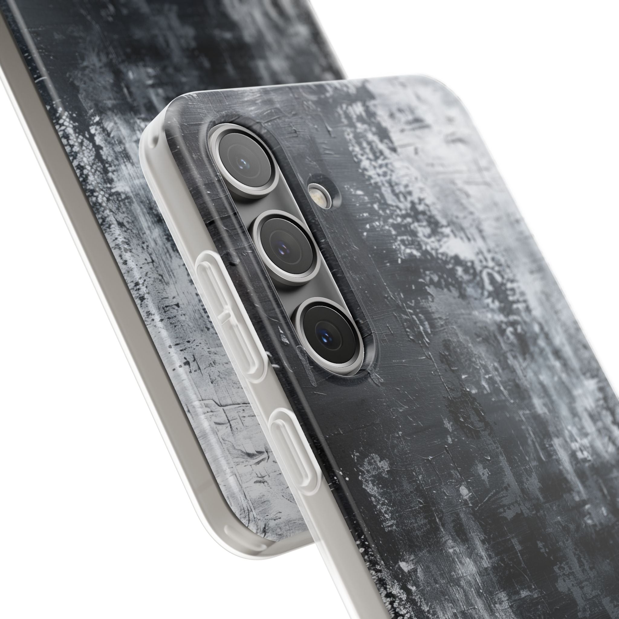 Textured Blackscape Samsung S24 Plus Case - Soft