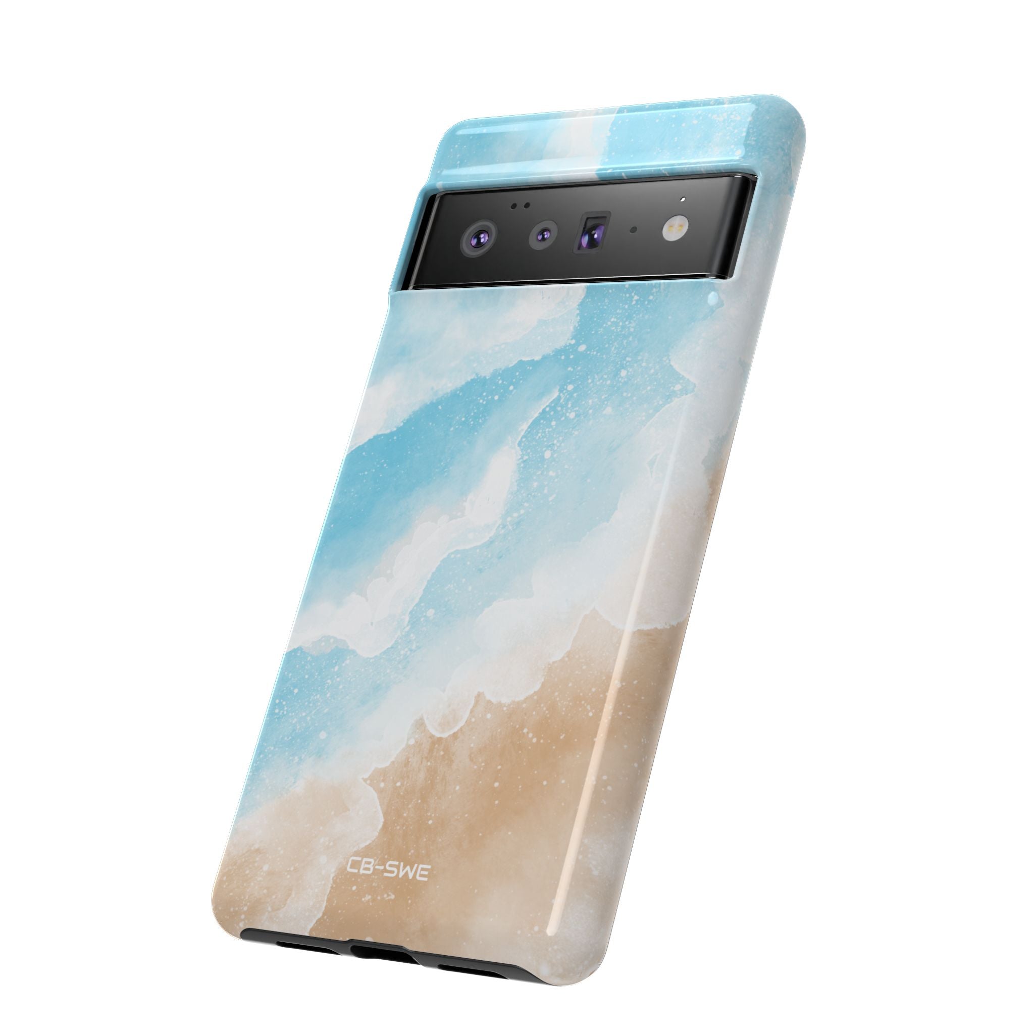 Serene Coastal Whispers - Google Pixel Case