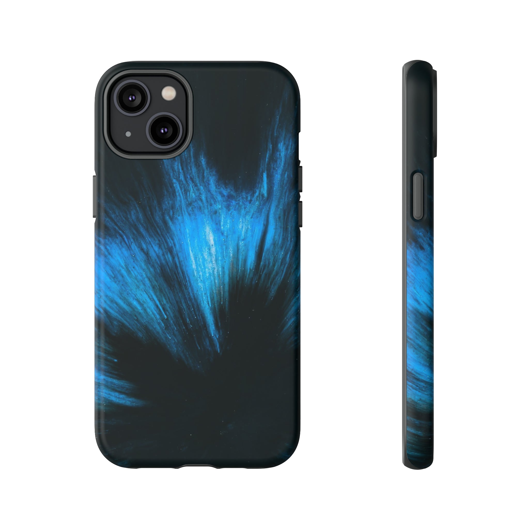 Midnight Shadow Ink Art - Protective Phone Case