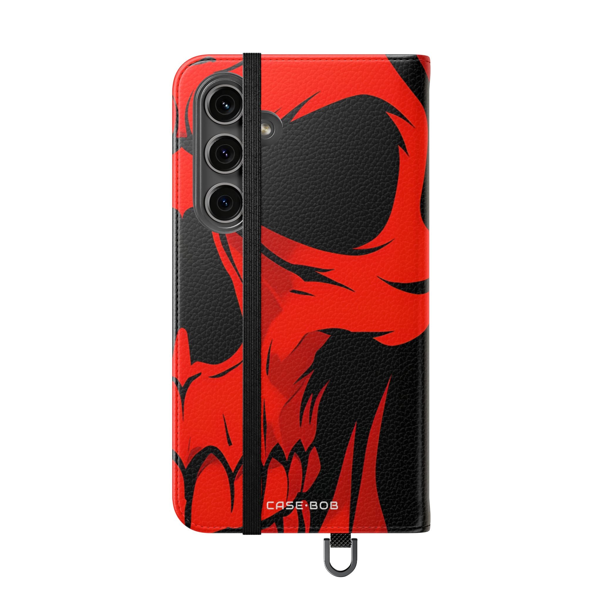 Dual Skulls RedBlue - Samsung S24 Plus Case - Wallet