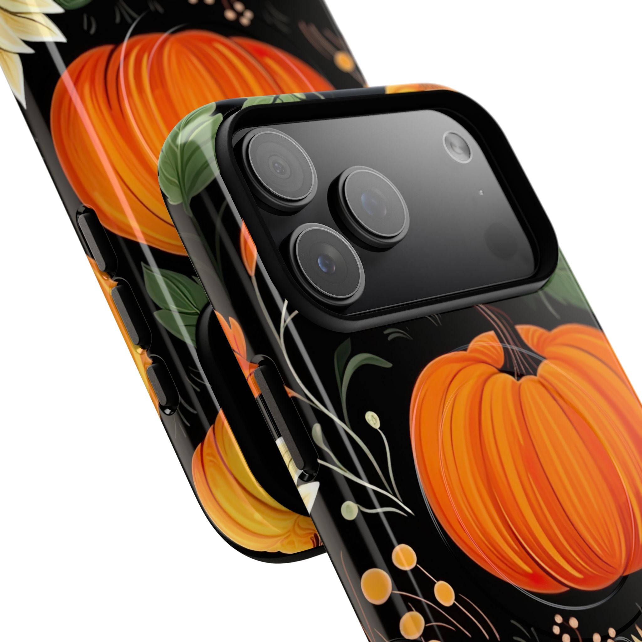 Pumpkin Glow iPhone 17 Pro Max Case - Tough+