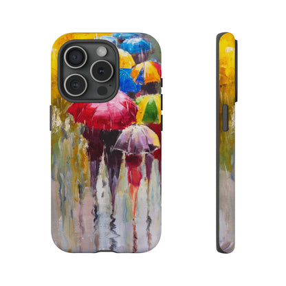 Oil Painting - Rainy Day - Protective Phone Case