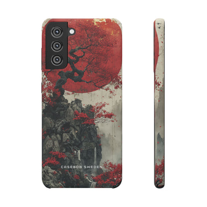 Zen Serenity in Red Harmony Samsung S21 - Slim Phone Case