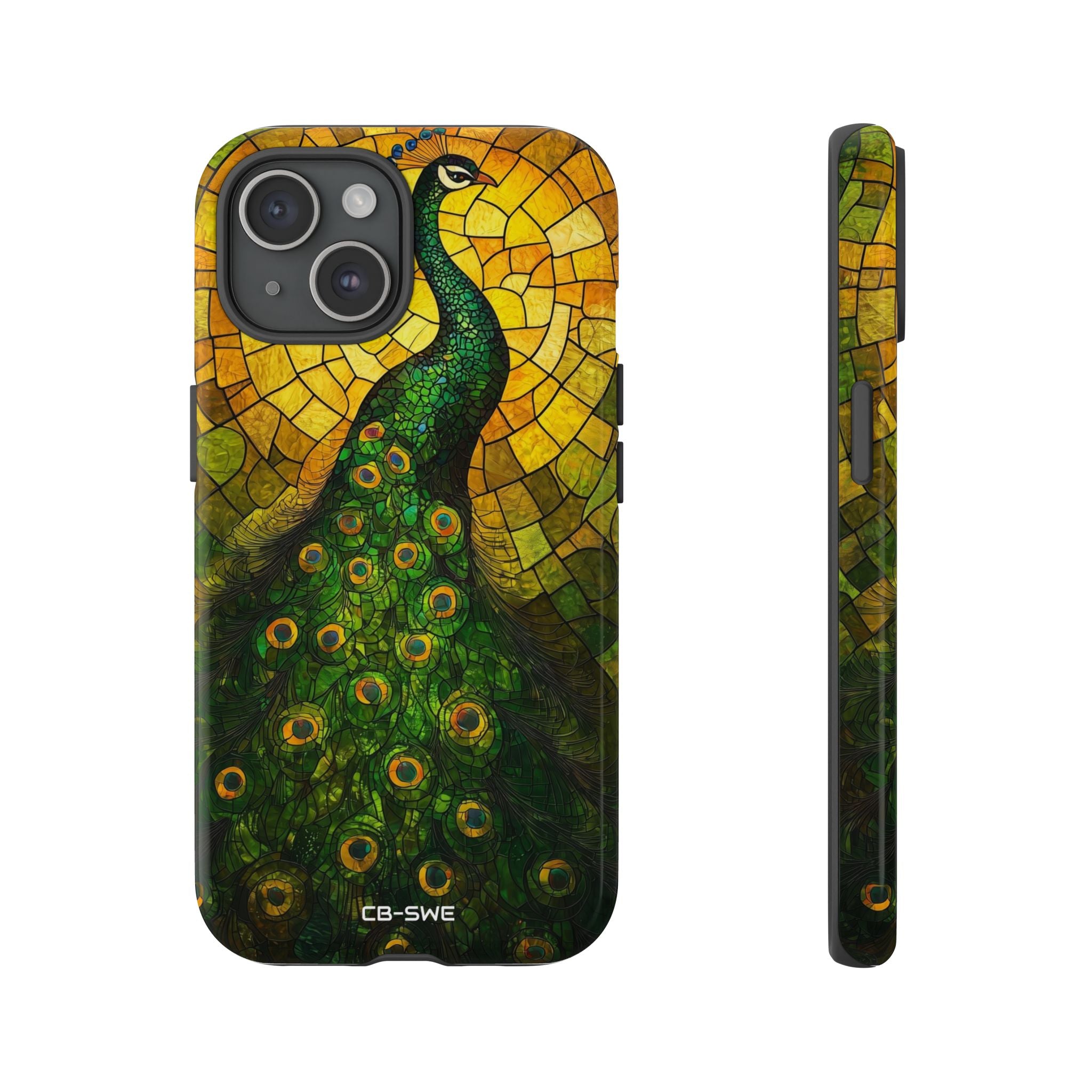 Peacock Spreads Light - iPhone Case