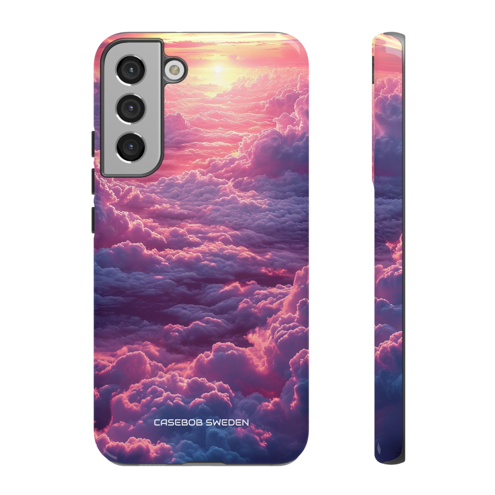 Pink Purple Clouds - Tough Samsung S22 Phone Case