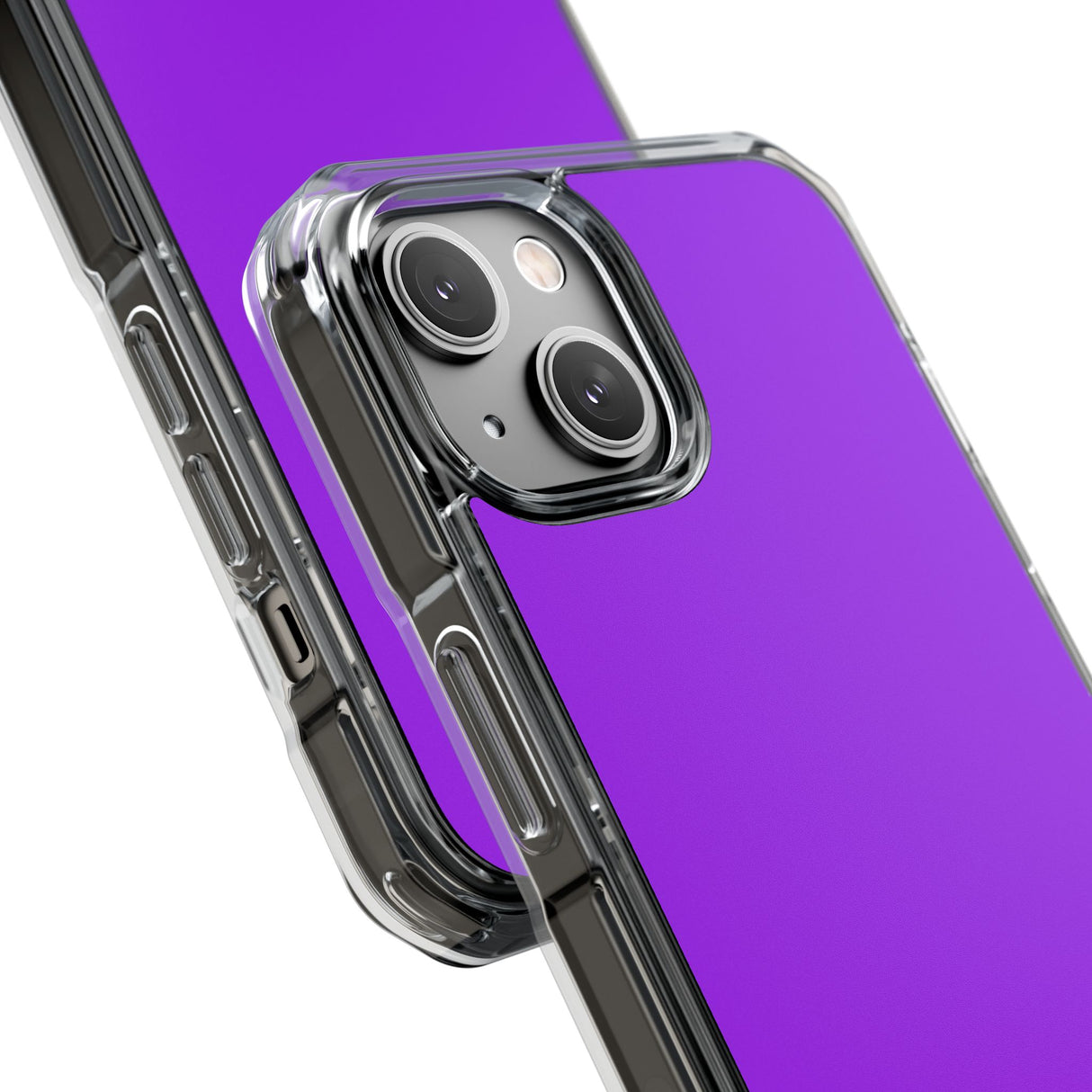 Purple Charm | Handyhülle für iPhone (Clear Impact Case - Magnetisch) 