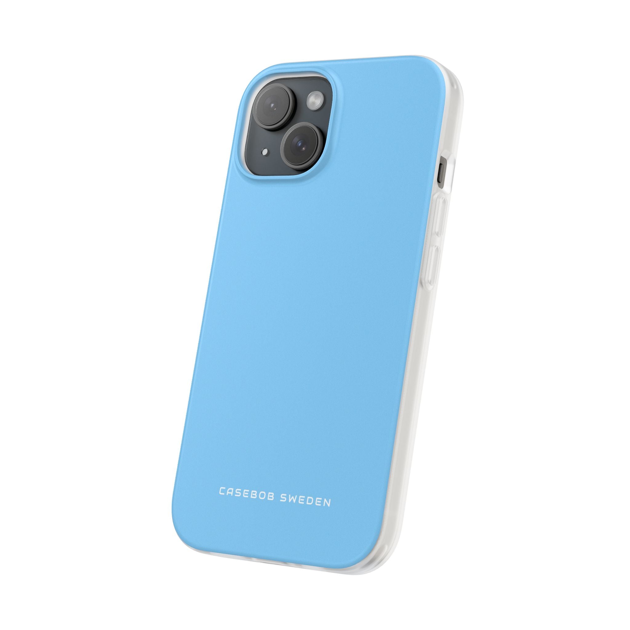 Light Sky Blue iPhone 15 - Flexi Phone Case