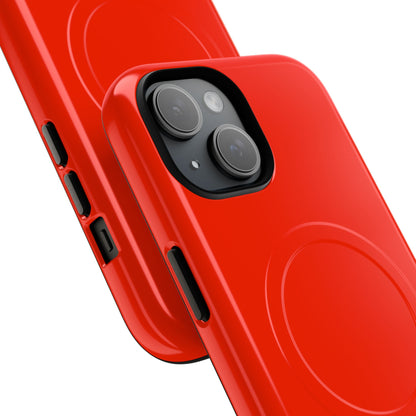 Scarlet Red - Tough + MagSafe® iPhone 15 Phone Case