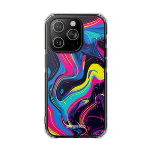 Pantone Neon Patterns | Handyhülle für iPhone (Clear Impact Case – magnetisch)