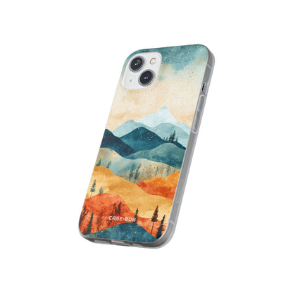 Moonlit Mountains iPhone 14 Case - Soft