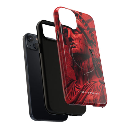 Zen Red Liberty Vision iPhone 14 | Tough+ Phone Case