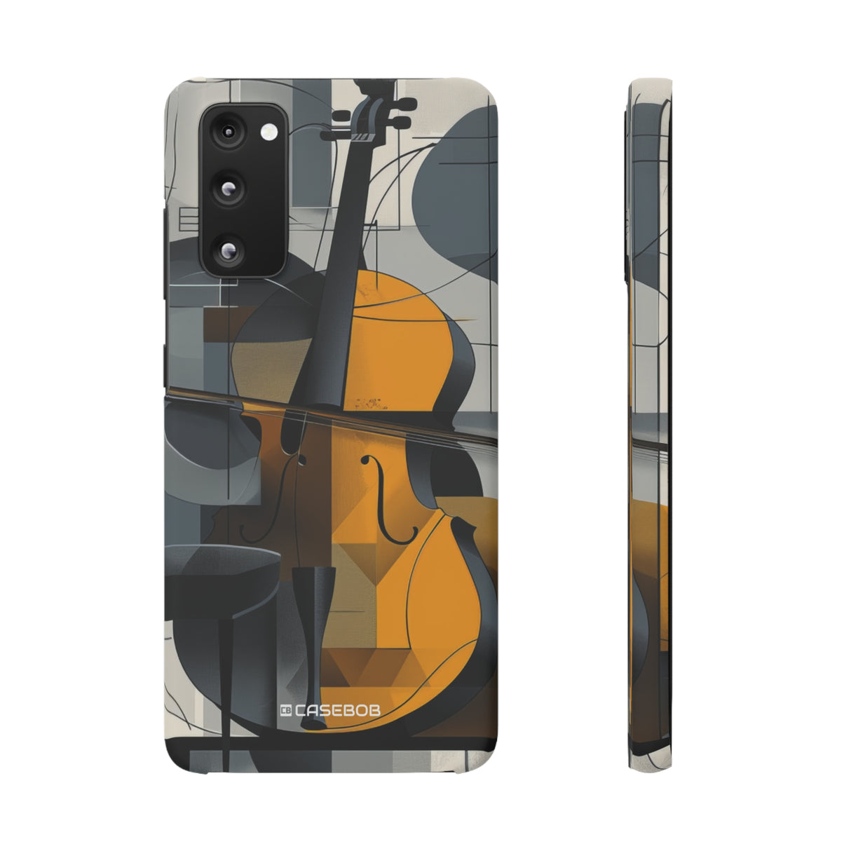 Cello Abstraktion | Schlanke Handyhülle für Samsung