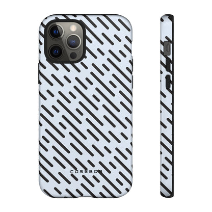 Monochrome Dash - Protective Phone Case