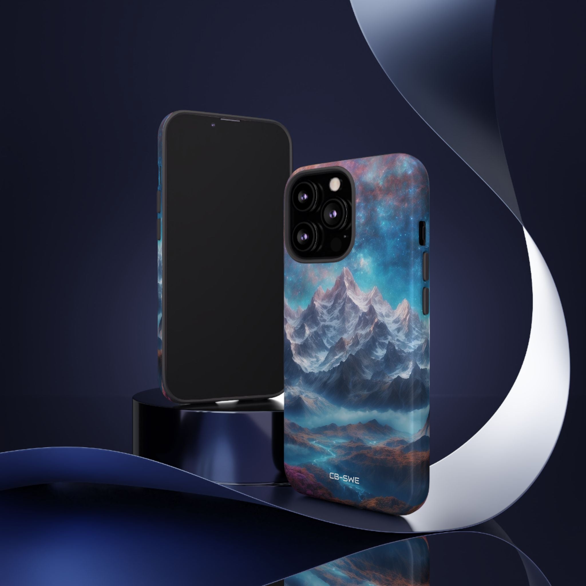 Celestial Mountains Rise - iPhone Case