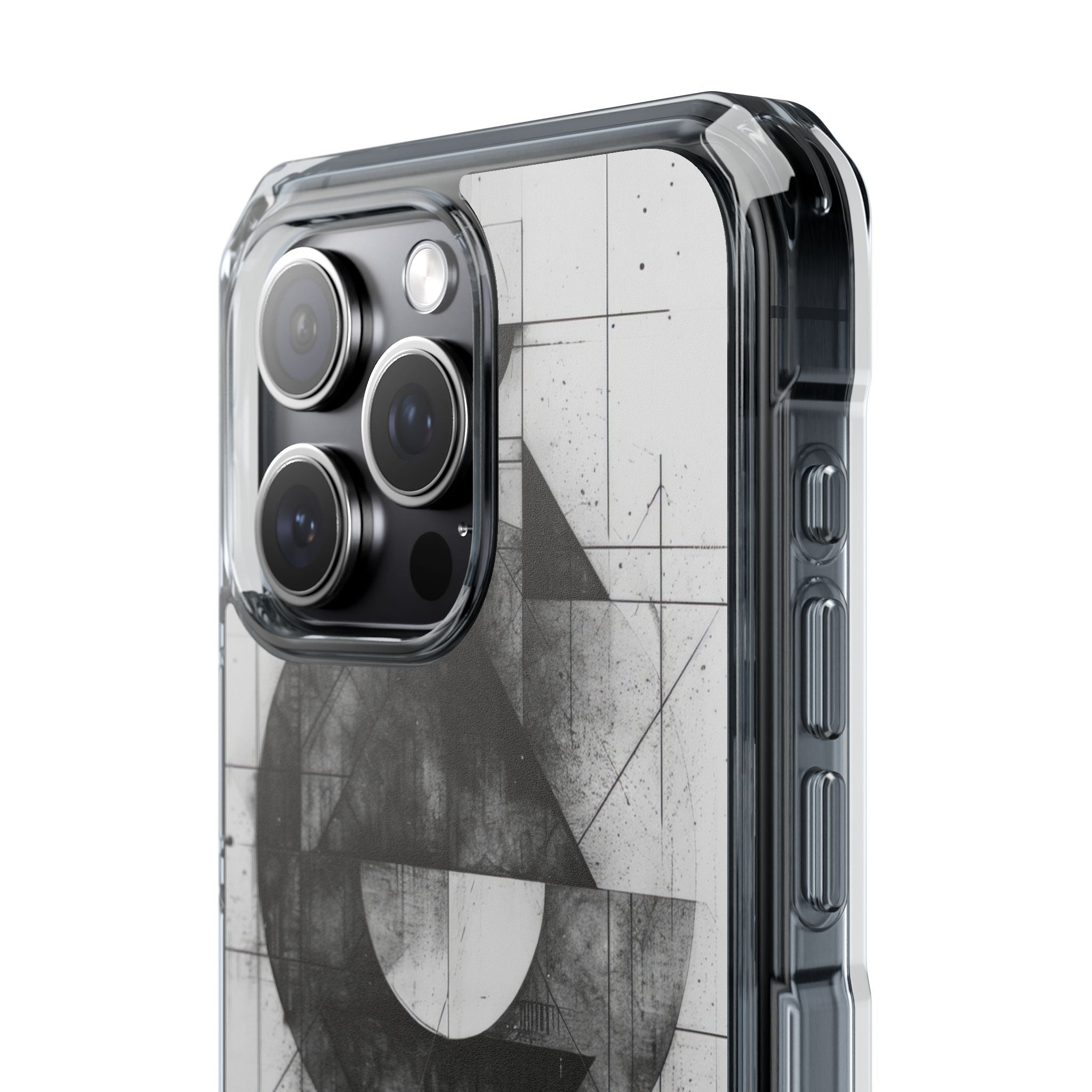 Monochrome Geometry - Phone Case for iPhone