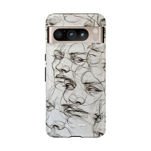 Ethereal Faces | Protective Phone Case for Google Pixel