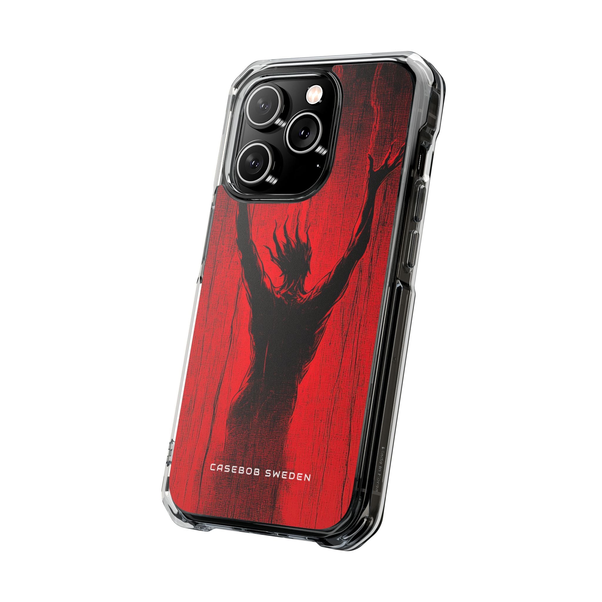 Crimson Despair iPhone 14 - Clear Impact Phone Case