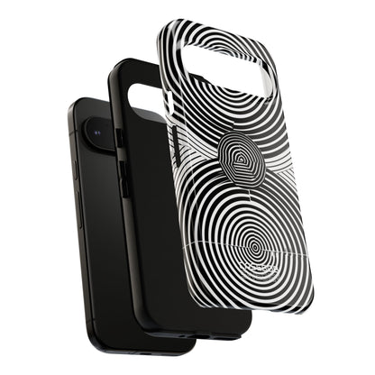 Monochrome Spiral Motion Google Pixel 9 - Tough