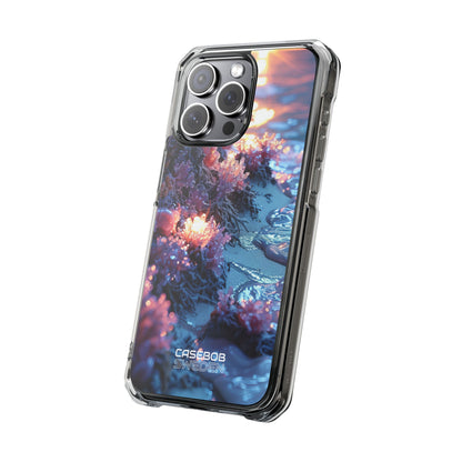Crystal Sunset Shore iPhone 15 - Impact Clear+