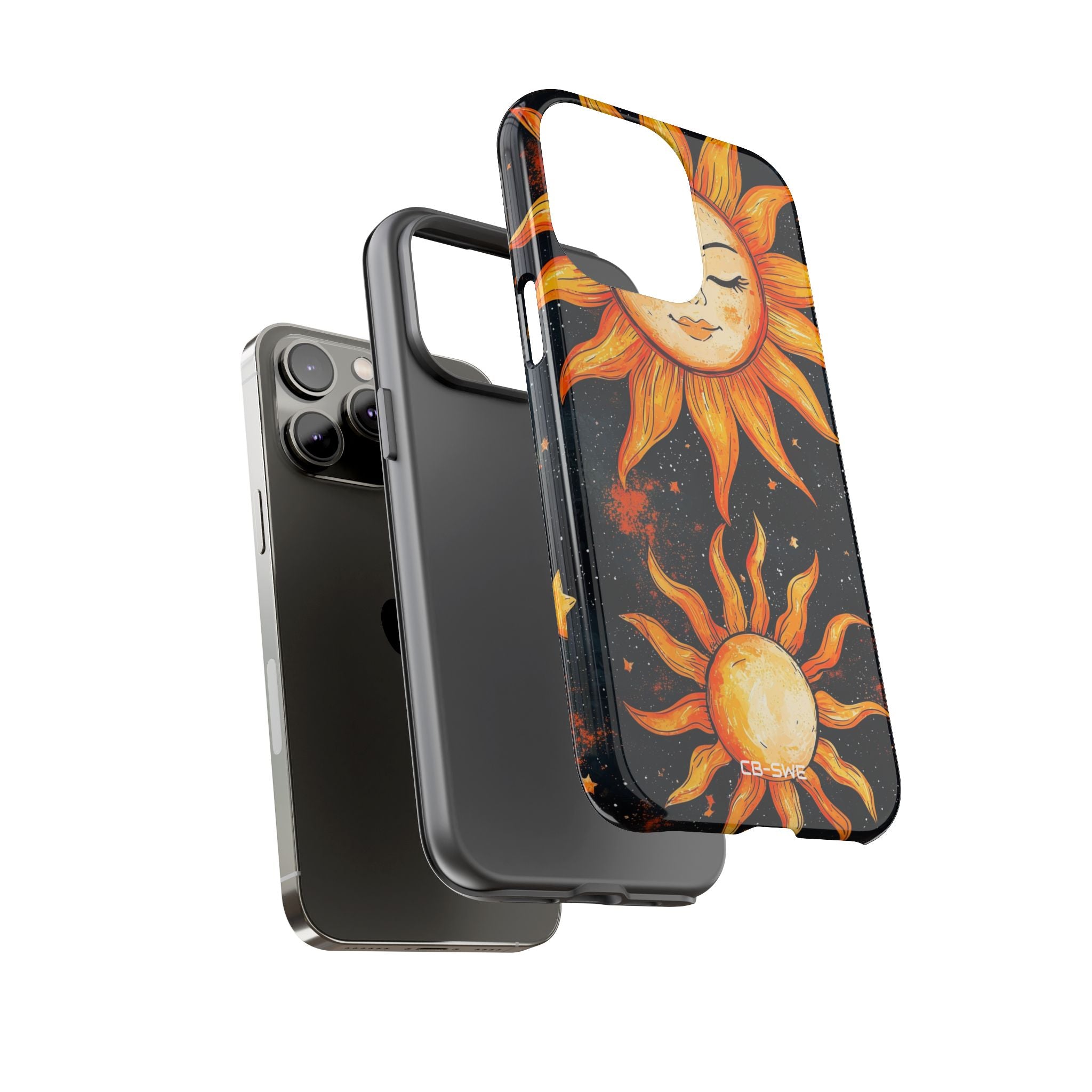 Celestial Suns Dance - iPhone Case
