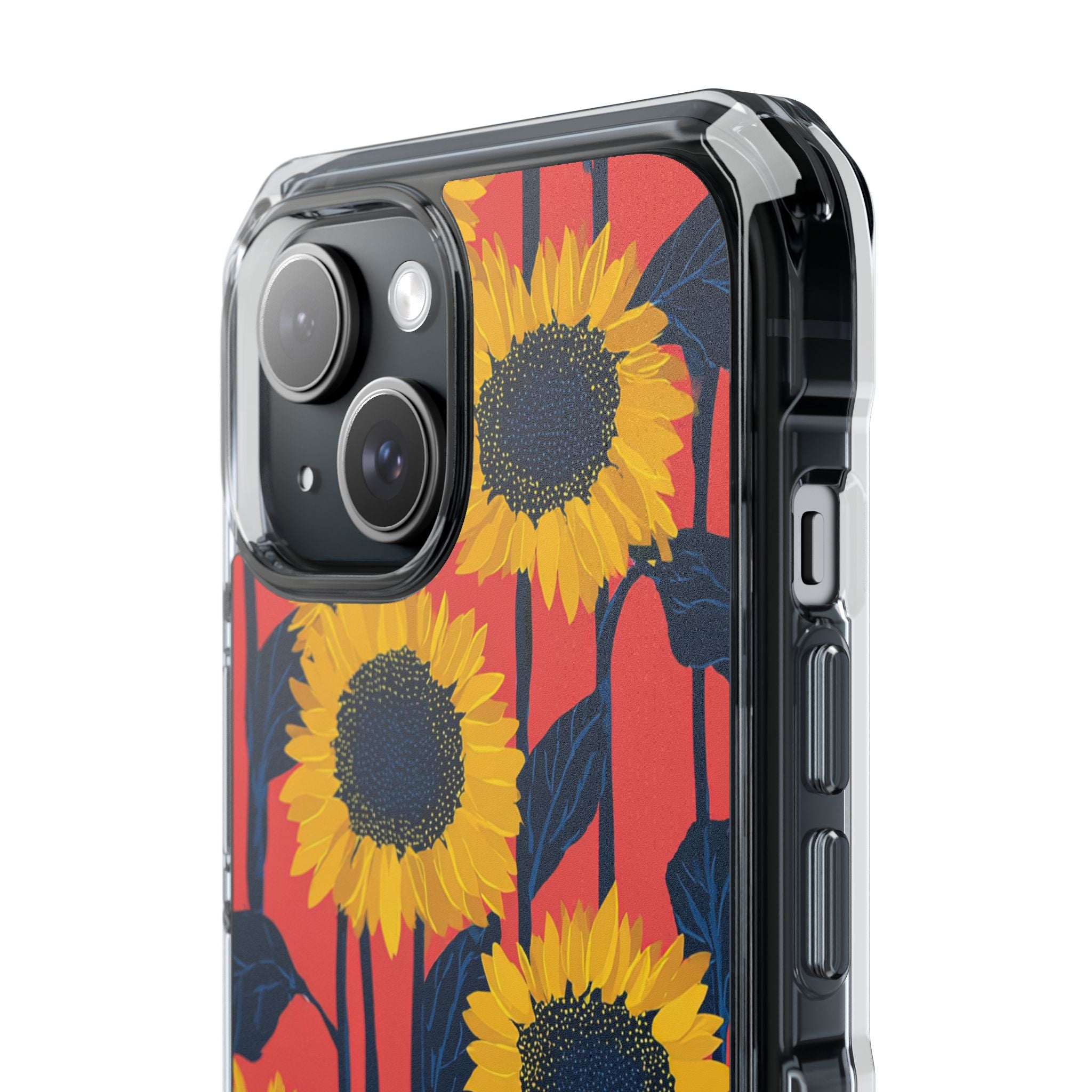 Vibrant Sunflower Rhythm iPhone Case - Impact