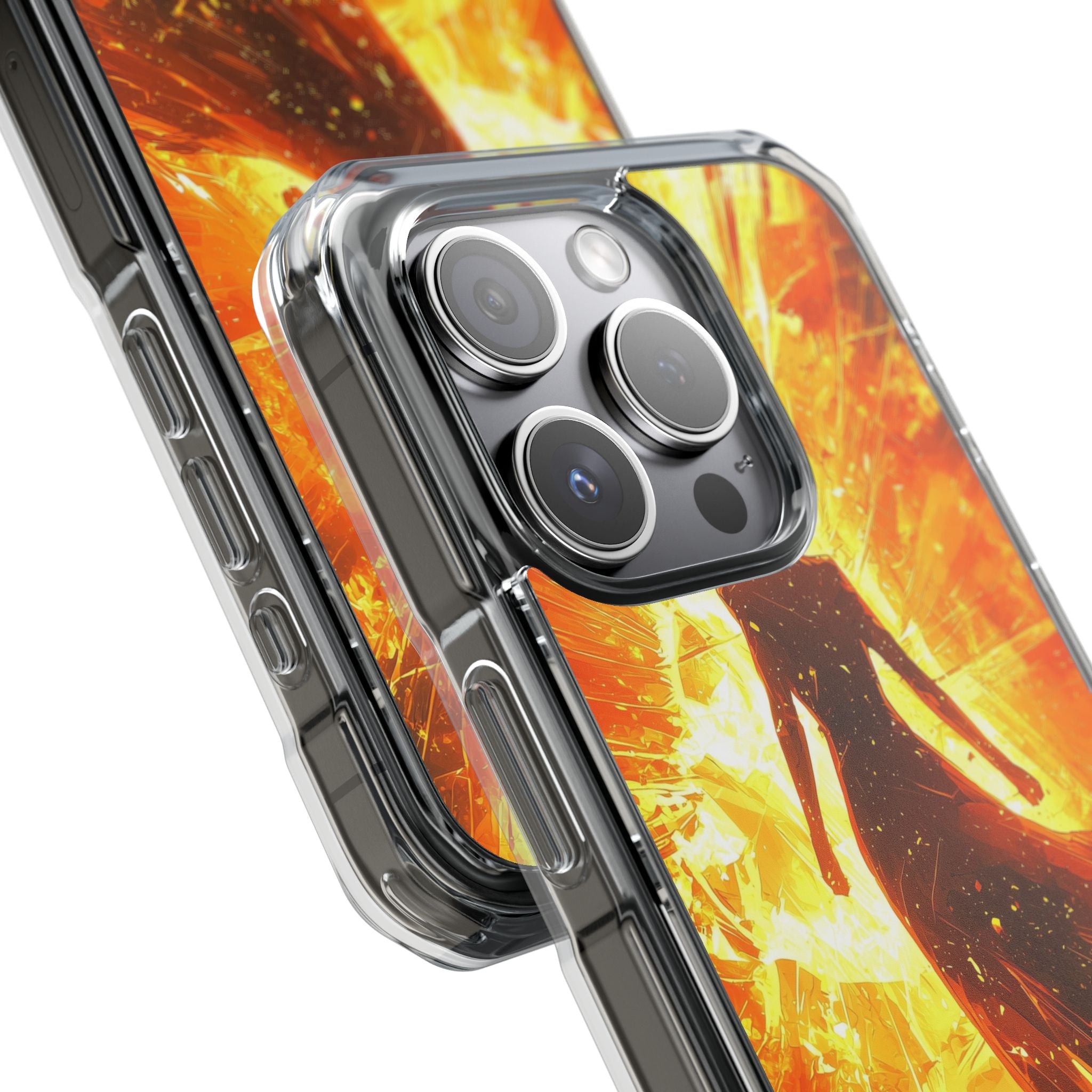 Fiery Energy Erupts iPhone Case - Impact