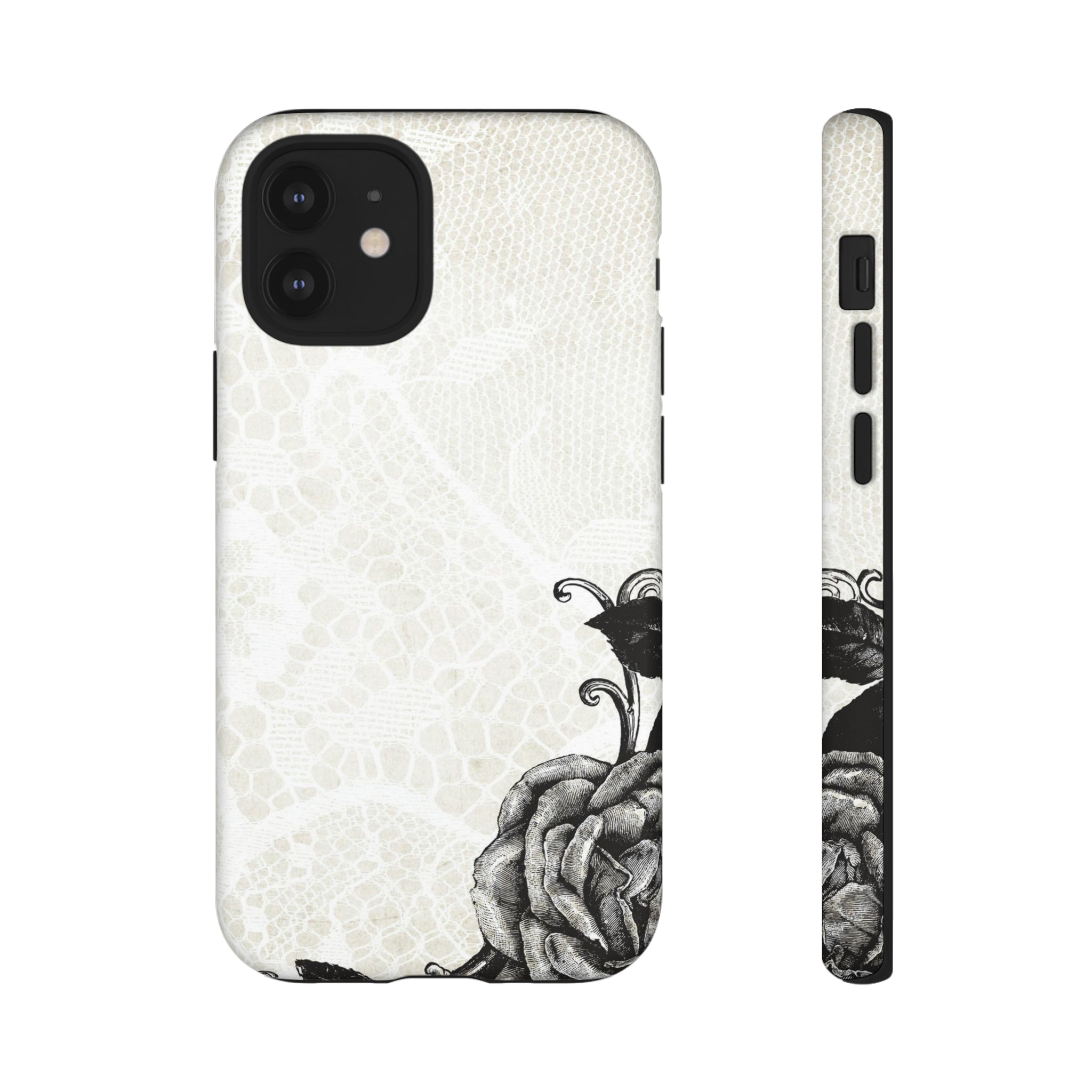 Rosett Gothic Flower - Protective Phone Case