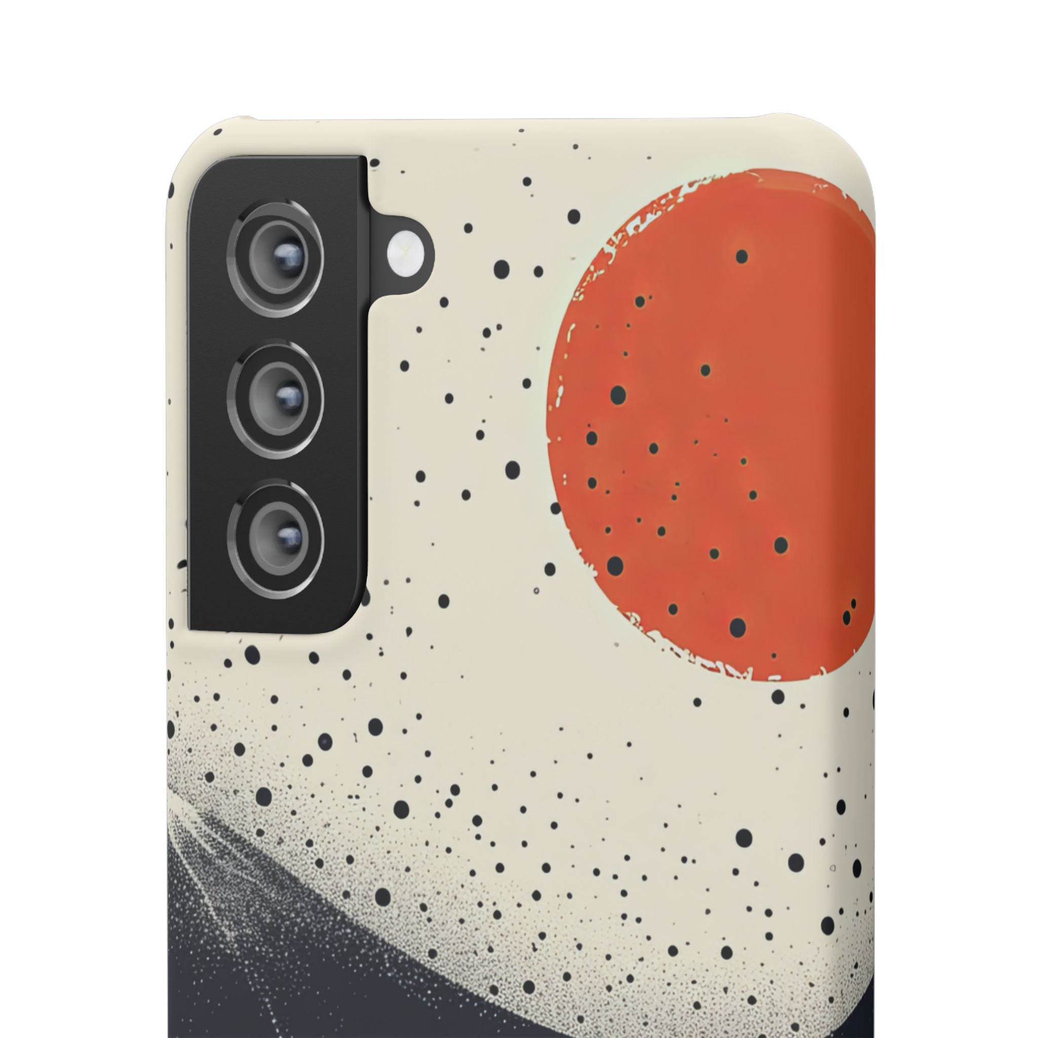 Red Sun Over Flowing Horizons Samsung S21 - Slim Phone Case