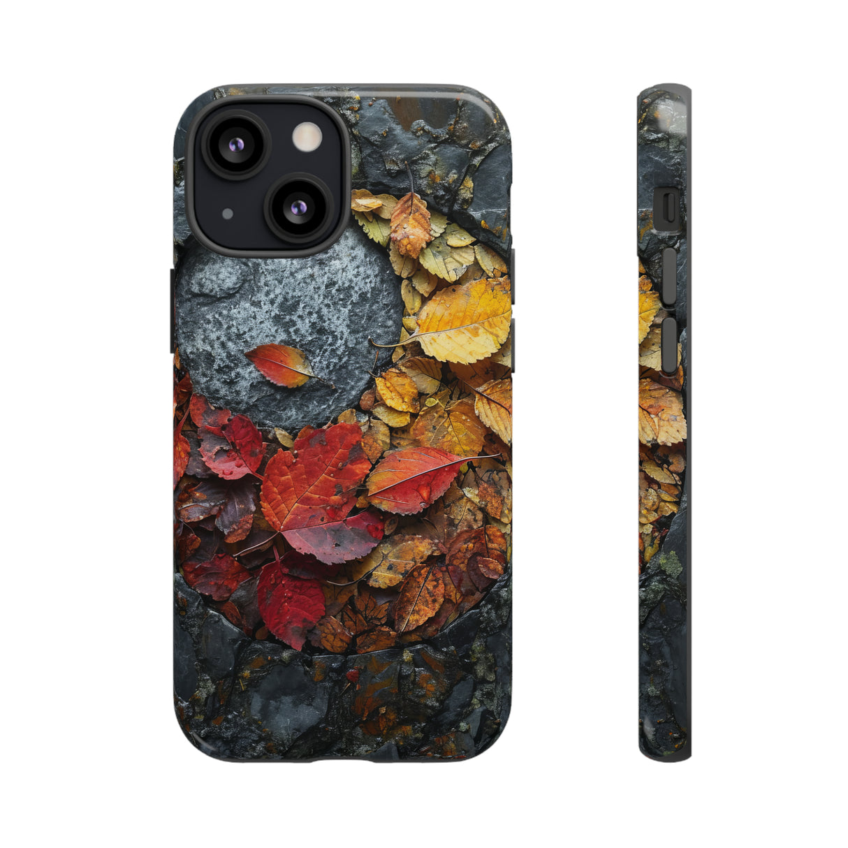 Autumn Peace Leaf Sign - Protective Phone Case