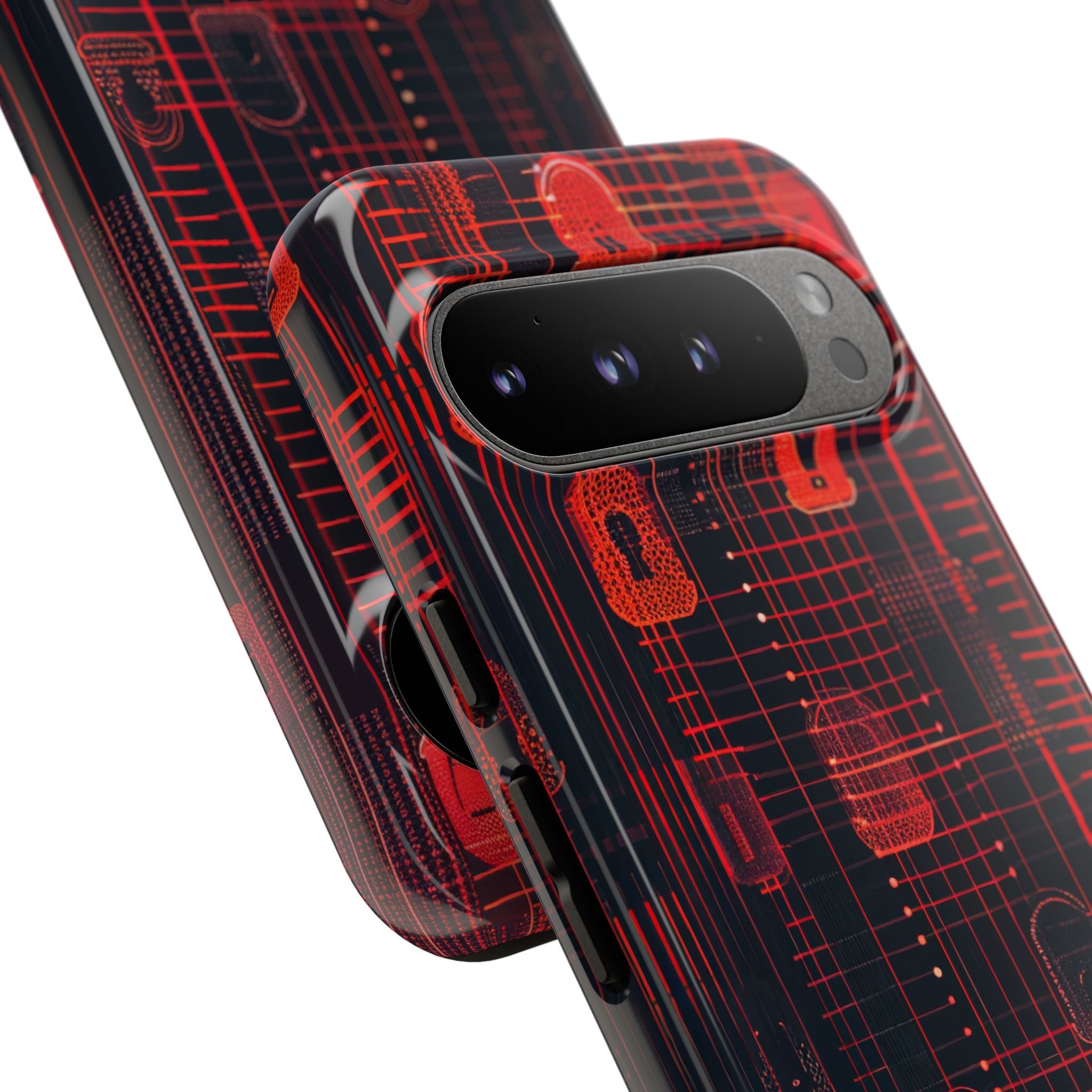 Cyber Locks Grid Google Pixel 9 - Tough