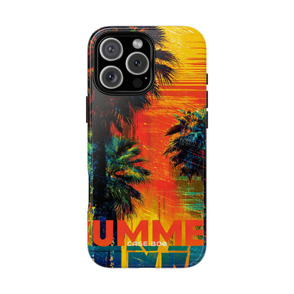 Tropical Sunburst iPhone 16 Pro Max Case - Tough